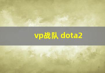 vp战队 dota2